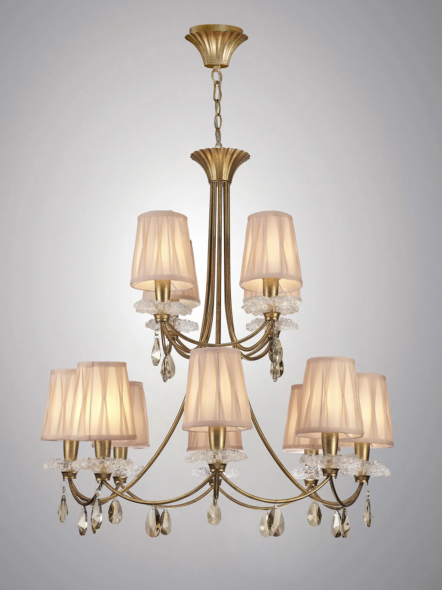 Sophie Gold Ceiling Lights Mantra Multi Arm Fittings